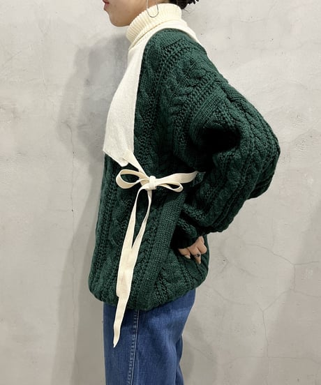 Side Belt Short Vest WH