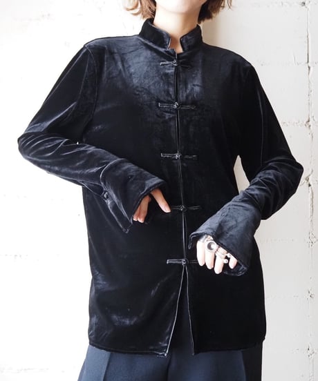 Velour China Shirt BK