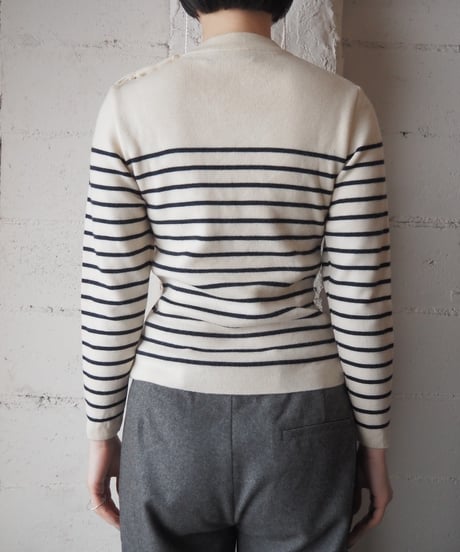 SAINT JAMES Border Knit IVNV