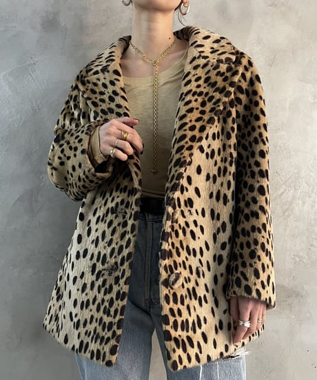 Leopard Pattern Tailored Jacket BEBK
