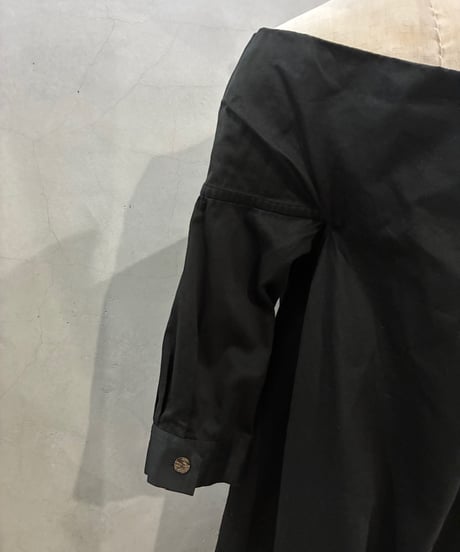 Yohji Yamamoto Deformation Cotton Dress BK
