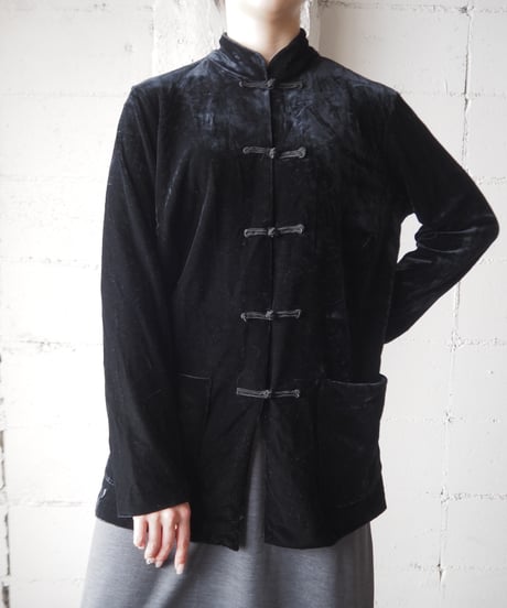 Velour China Jacket BK