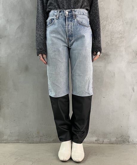 ORFEO MIX Levi's Fake Leather Docking Denim BLBK