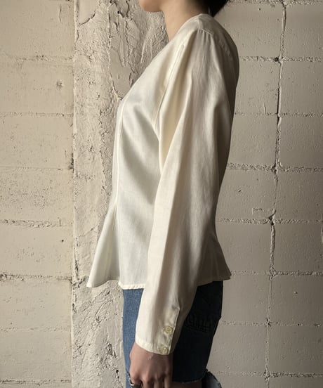 1980's Collarless Blouse IV