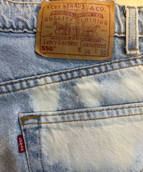 Levi's 550 Straight Denim Pants LBL WH