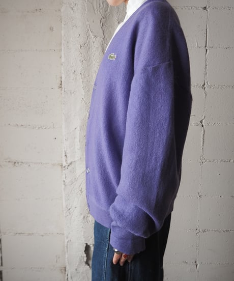 LACOSTE Vneck Cardigan PUR