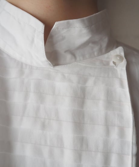 Stand Collar Pullover Shirt WH