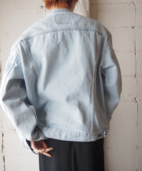 Remake Levi's Collarless Denim Jacket LBL