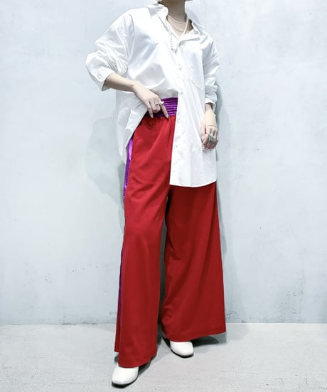 TSUMORI CHISATO Side Line Wide Pants REPUR