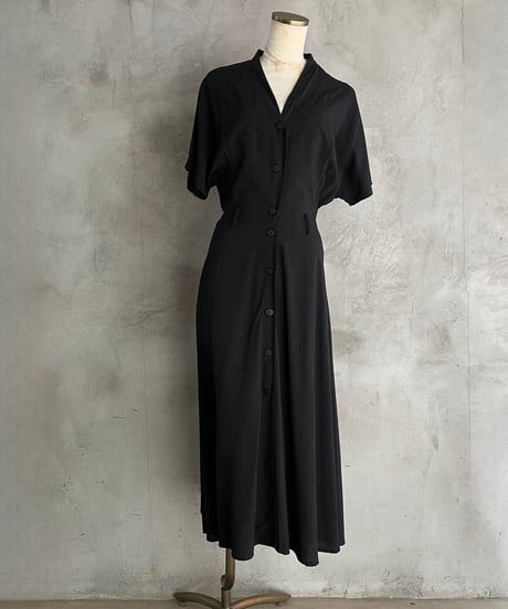 Vneck Shirt Dress BK