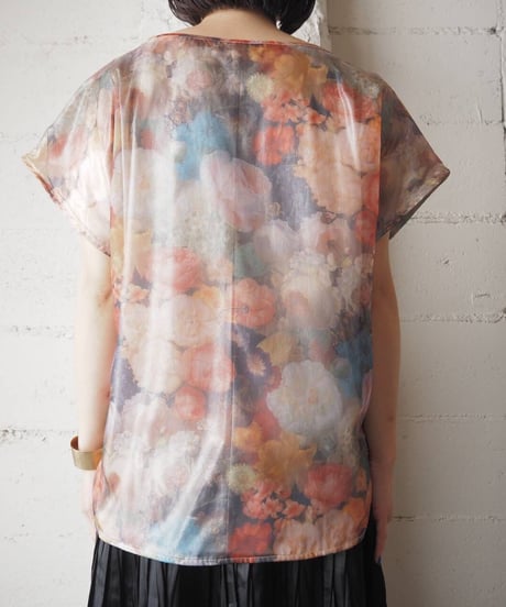 Sheer Flower Tops BKOR