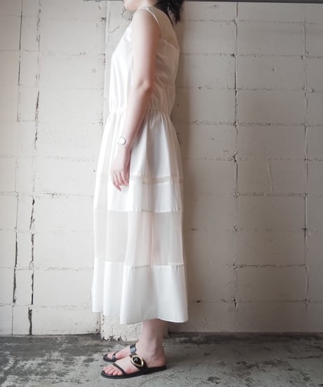 WEEKEND MaxMara French Sleeve Gathered Dress WH