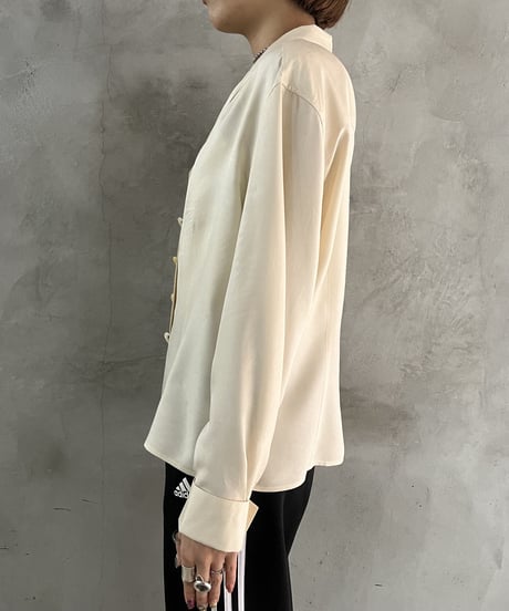 Max Mara Open Collar Silk Shirt IV