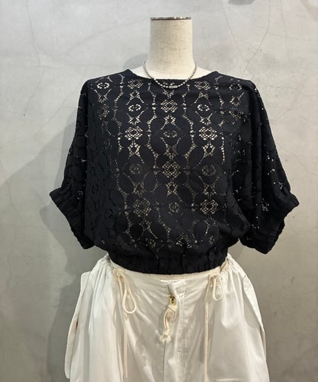 Desigual  Flower Lace Tops BK
