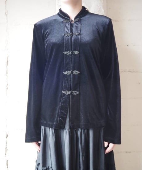Velour China Shirt BK