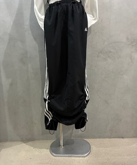REMAKE adidas Drawstring Track Skirt　BKWH