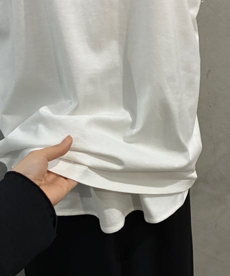 Alexander McQUEEN N/S Padded Logo Tee WH