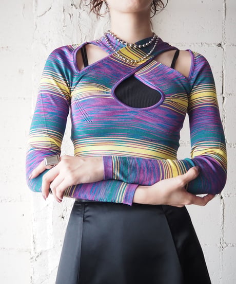 Front Design Multicolor Tops PURGNYE