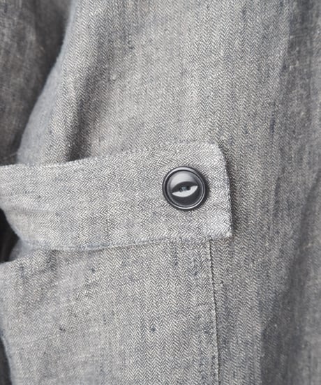 FLAX Side Belted Linen Jacket GR