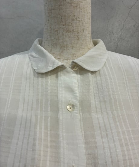 JIL SANDER Short Sleeve Open Collar Shirt WH