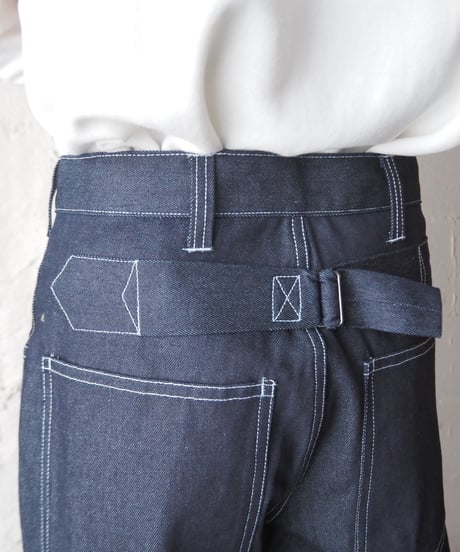 White Stitch Trousers Working Denim NV