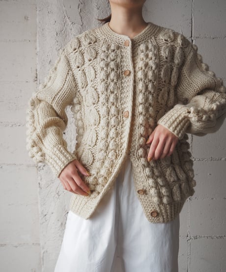 VIKING Hand Knit Fisherman Cardigan IV