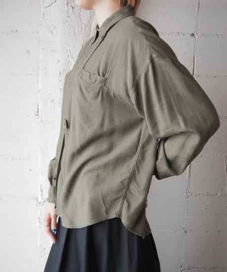 Asymmetric Design Rayon Shirt KA