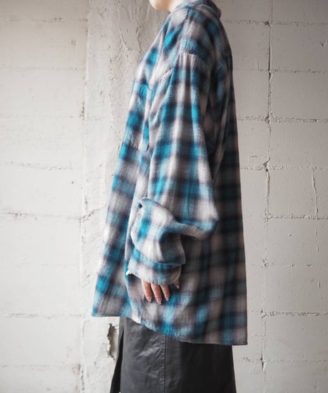 S.T JOHN's BAY Cotton Check Shirt GR BL