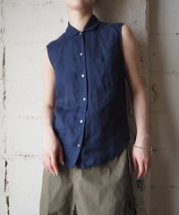 MaxMara WEEKEND Sleeveless Linen Shirt NV
