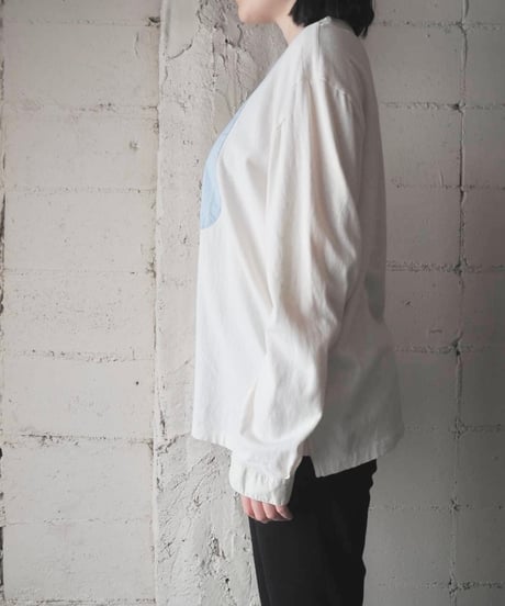 Ralph Lauren Stripe Bosom P/O Cutsewn Switching Shirt IV LBL