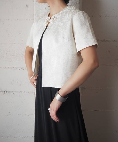 Shadow Pattern Short Sleeve China Jacket IV