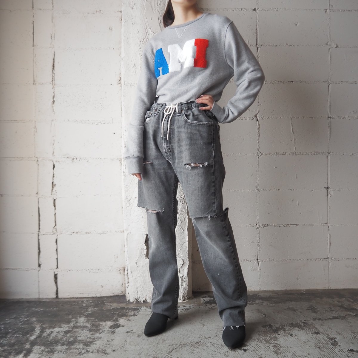 ami alexandre mattiussi 3D Logo Sweat GR | Orfeo ami alexandre mattiussi 3D Logo Sweat GR | Orfeo