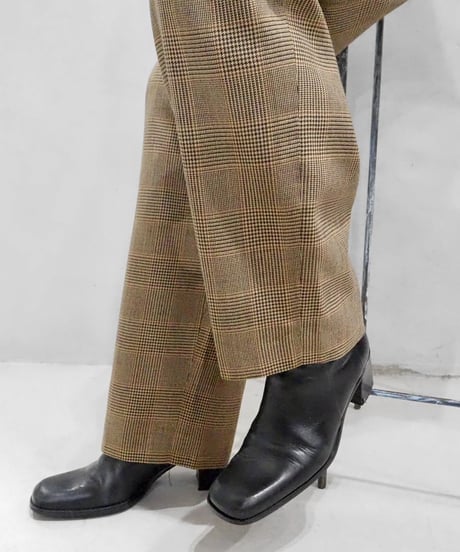 Glencheck Tuck Pants BR