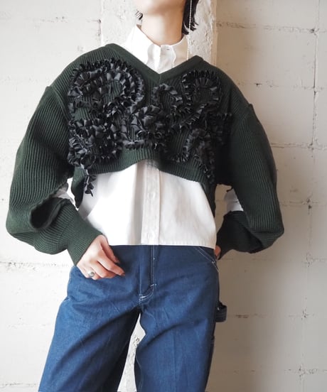 REMAKE Frilled Command Sweater DGN