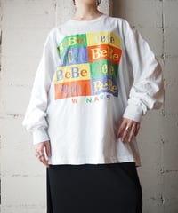BeBe & CeCe Winans L/S Print Tee WH