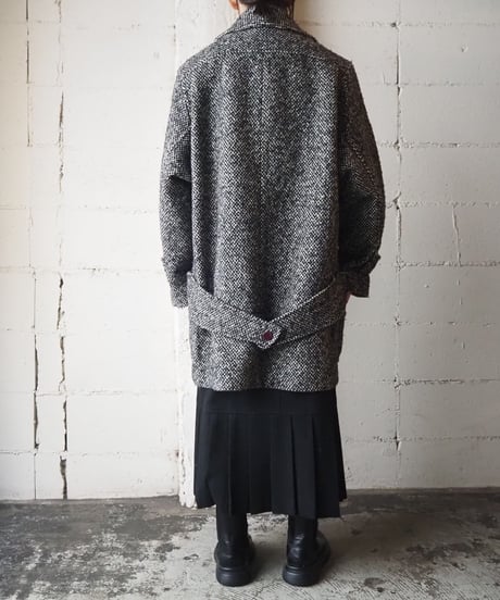 Tweed Chester Coat BKWH