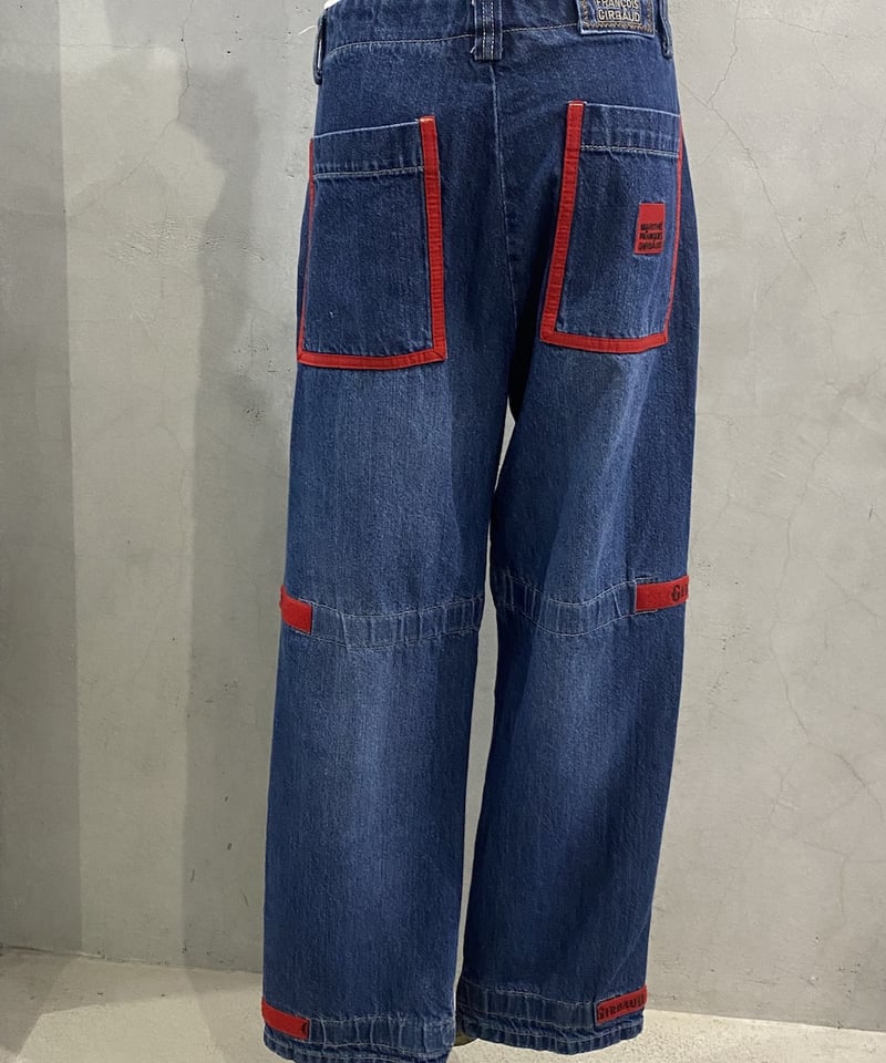 MARITHE FRANCOIS GIRBAUD Tape Design Denim Shut