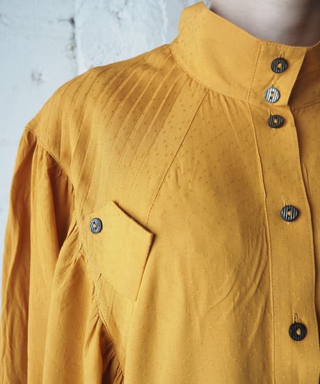 Stand Collar Dolman Sleeve Blouse OR
