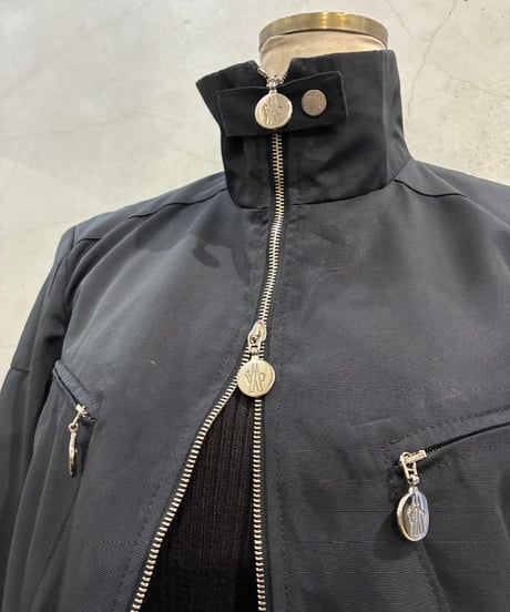 MONCLER Stand Collar Belted Jacket BK