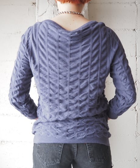 MM6 Emboss Design Knit PUR