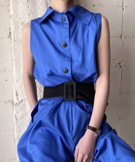 Sleeveless Jump Suit BL