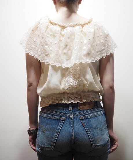Lace Big Collar Blouse IV
