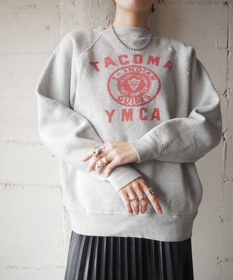 1970's Vintage TACOMA YMCA Print Sweat GRRE