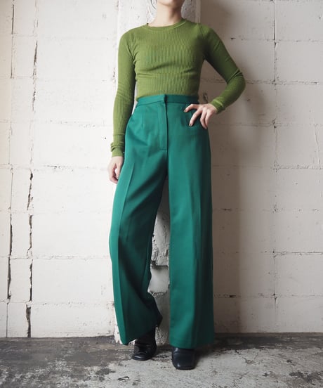 Center Pressed Flared Pants GN