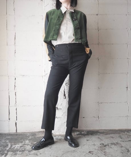 Handmade Bicolor Velour Jacket GN