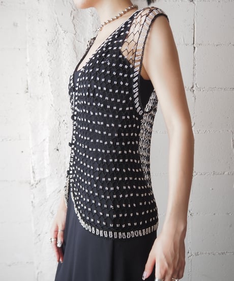 Beads CrochetVest BKSV