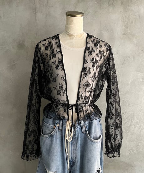 Flower Lace Bolero BK
