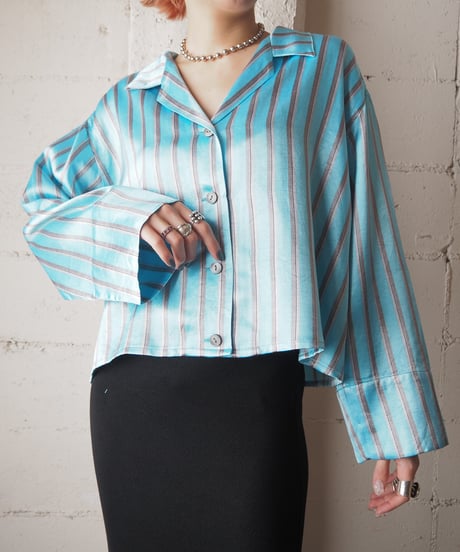 REMAKE Short Pajama Shirt LBLGR
