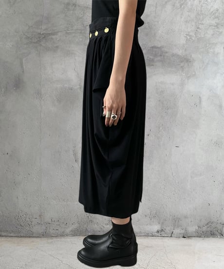 Gold Medal Square Tuck Skirt BK