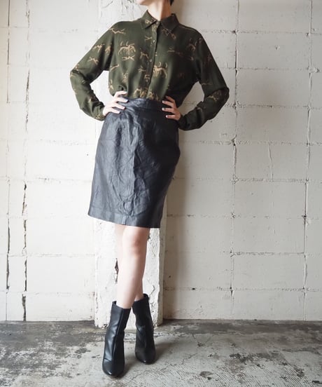 LAUREN Dog Print Shirt GN
